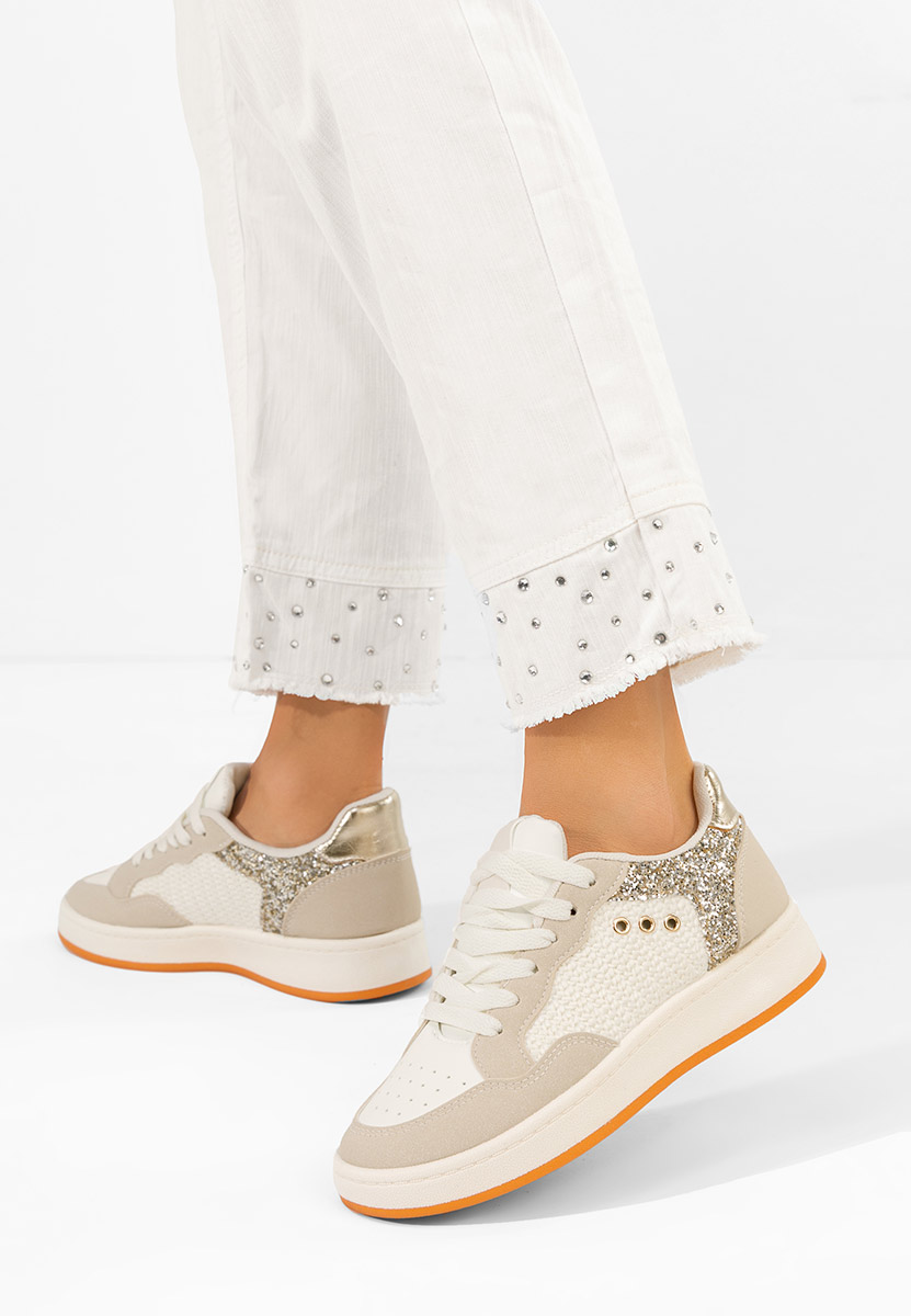 Sneakers donna Nerina beige