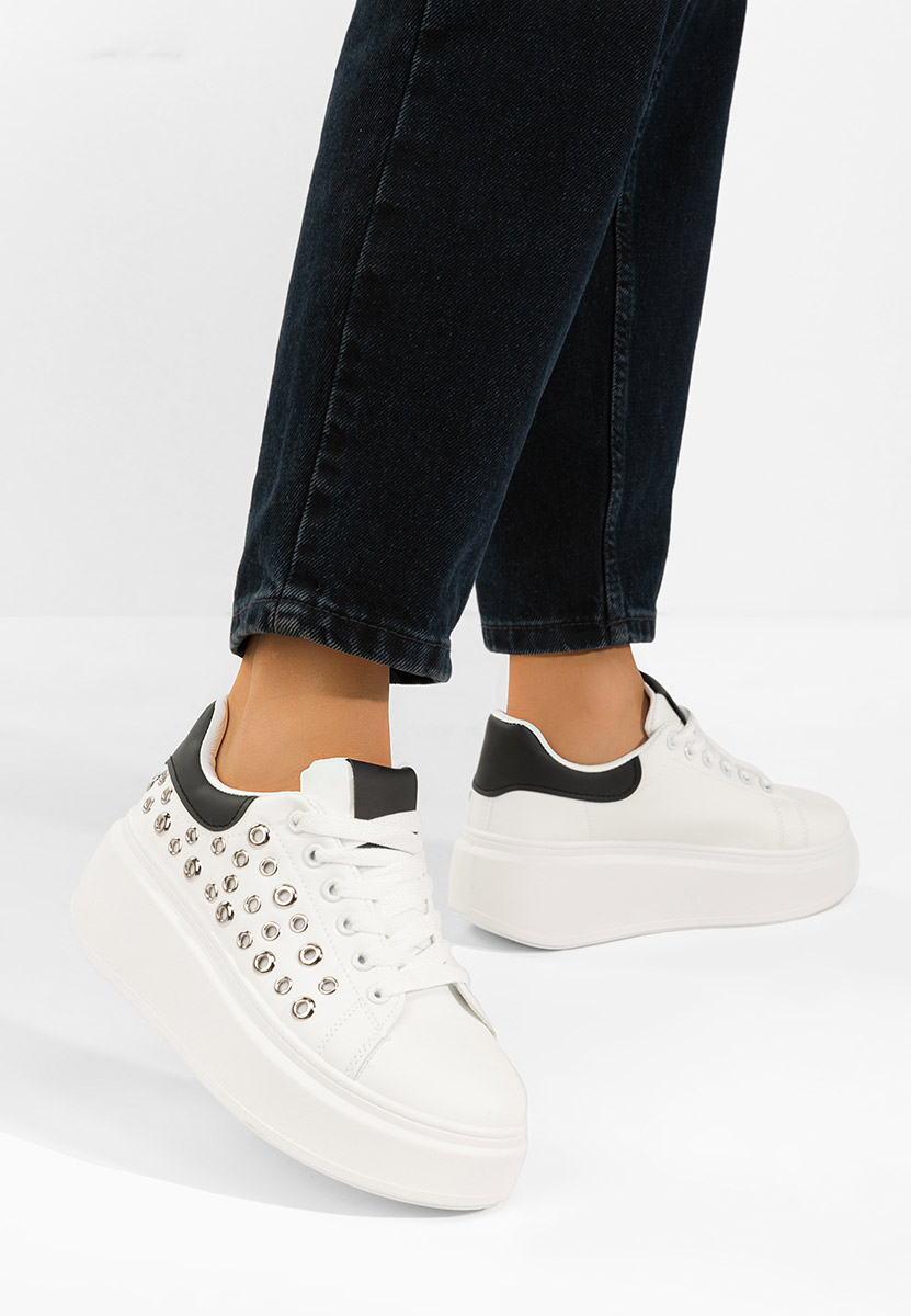 Sneakers con plateau Anaya V3 bianchi