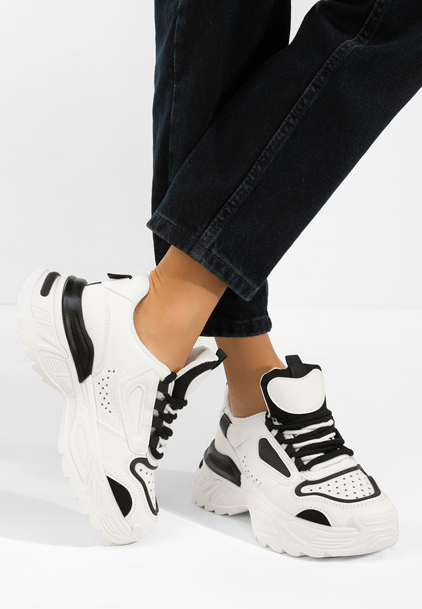 Sneakers con zeppa Dorathy V2 bianchi