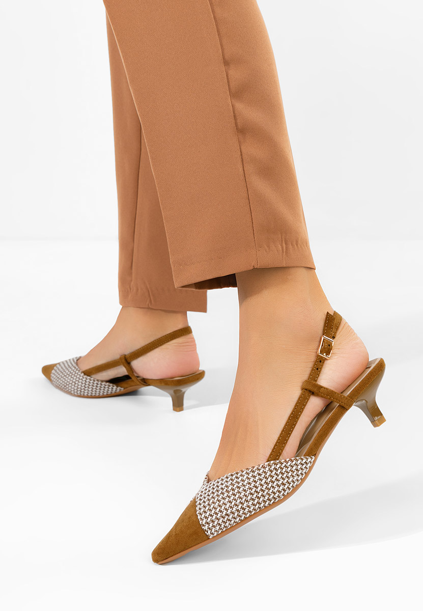 Décolleté Slingback Mayuka camel