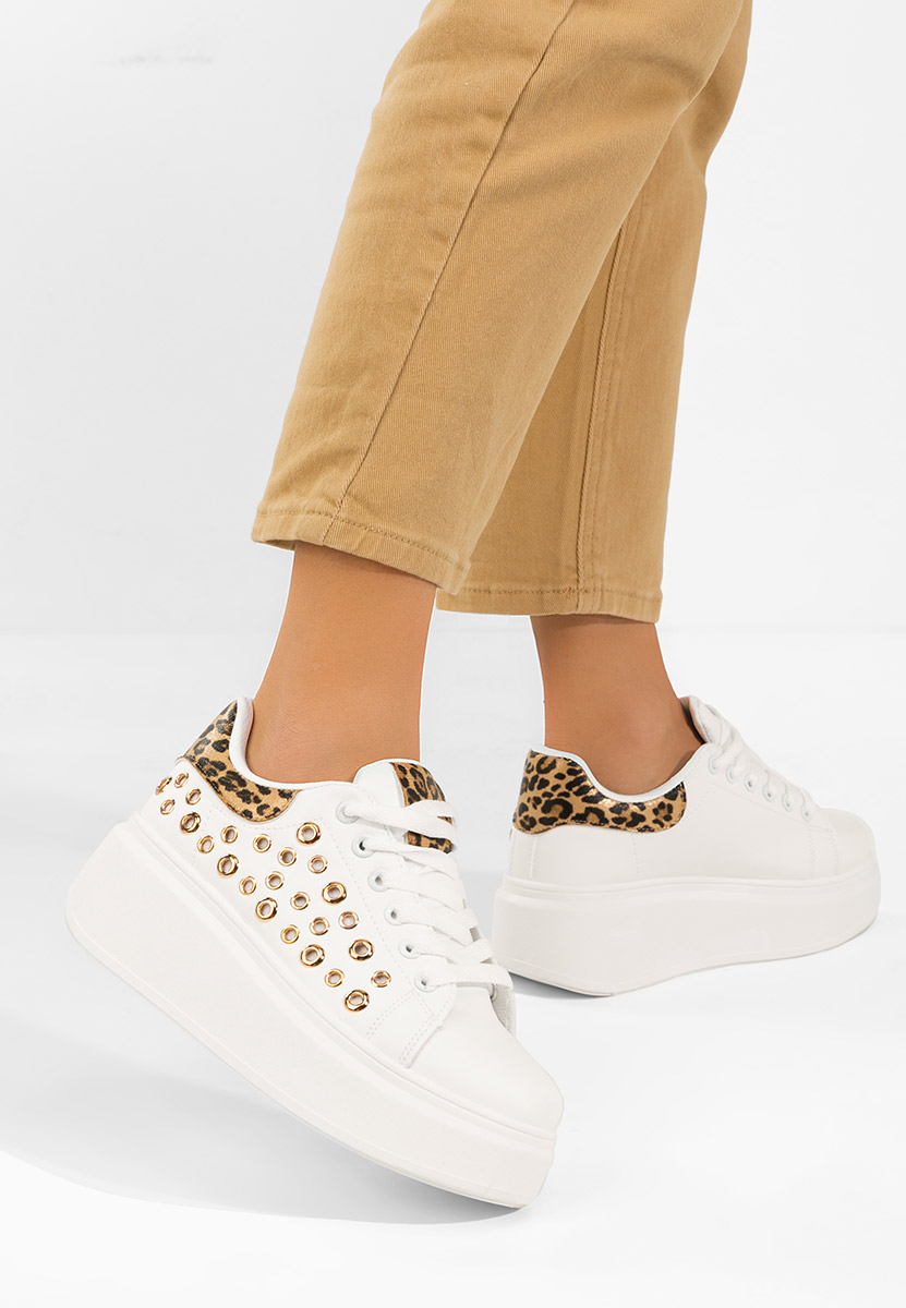Sneakers con plateau Anaya V6 bianchi