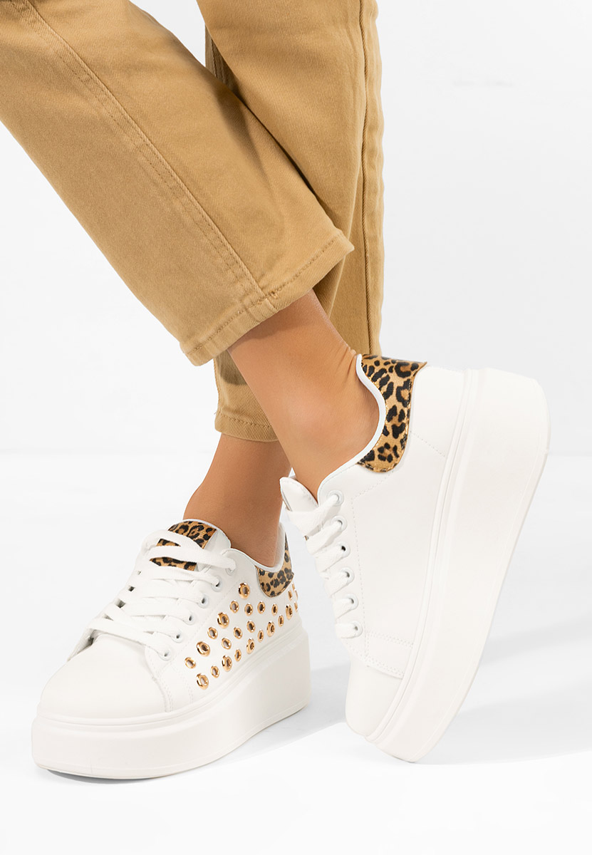 Sneakers con plateau Anaya V6 bianchi