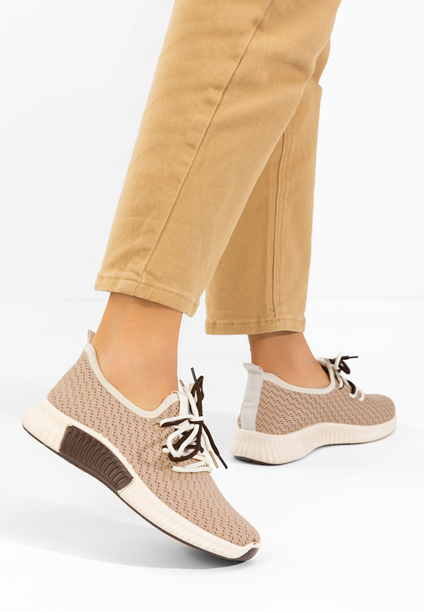 Sneakers donna Seronia V2 cachi