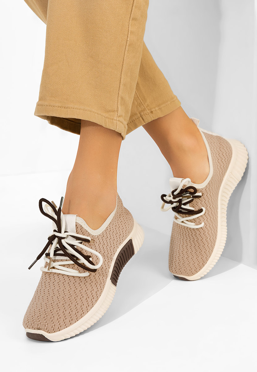 Sneakers donna Seronia V2 cachi