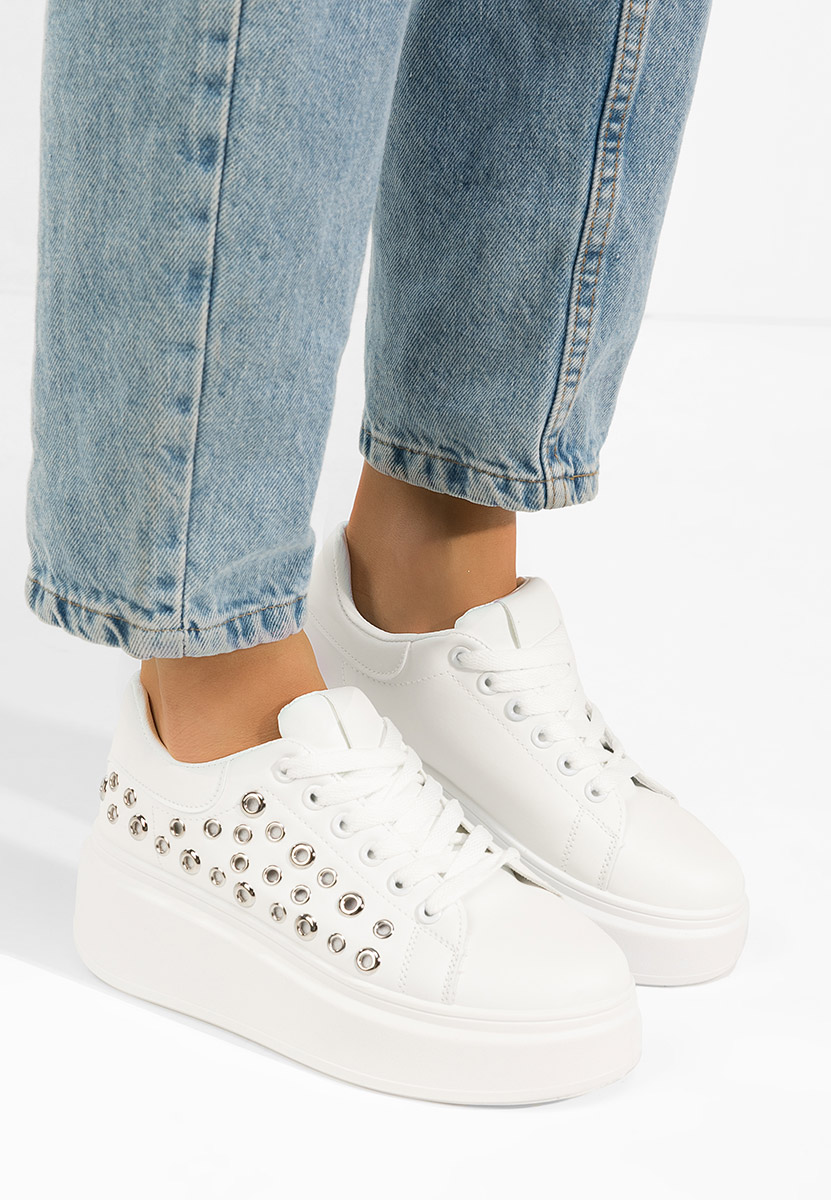 Sneakers con plateau Anaya bianchi