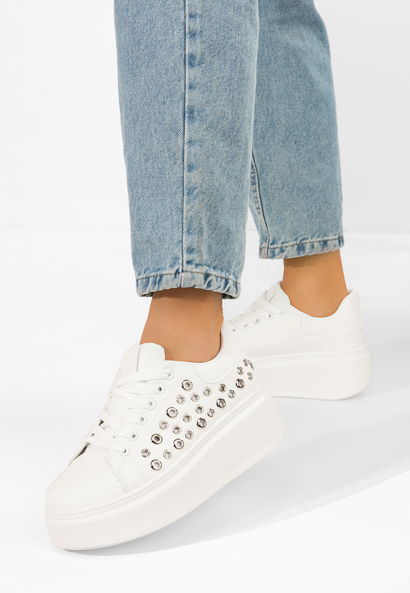 Sneakers con plateau Anaya bianchi