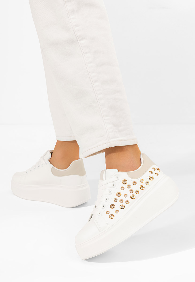 Sneakers con plateau Anaya V5 bianchi