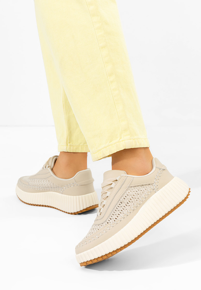 Sneakers donna Jessya V2 beige