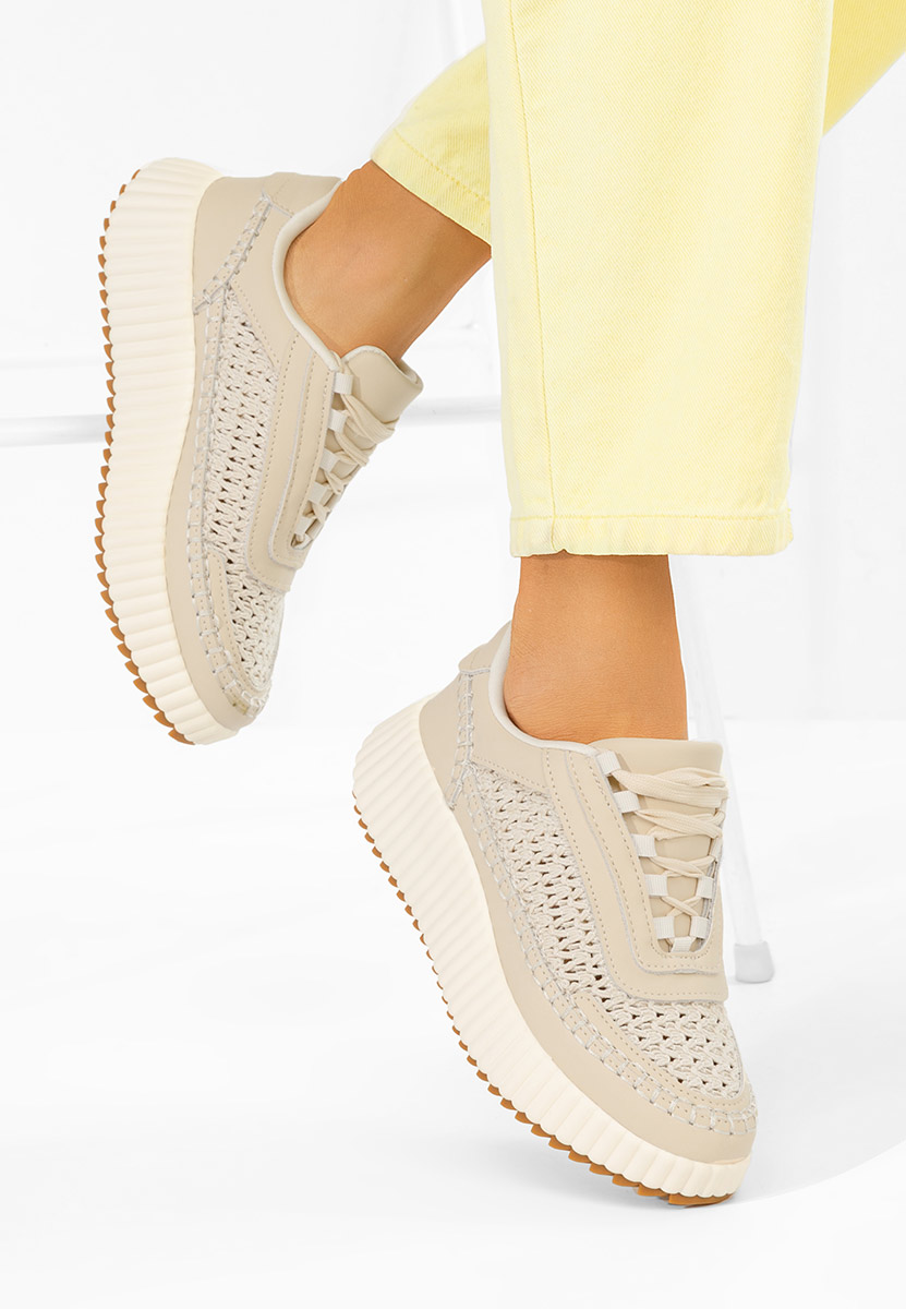 Sneakers donna Jessya V2 beige