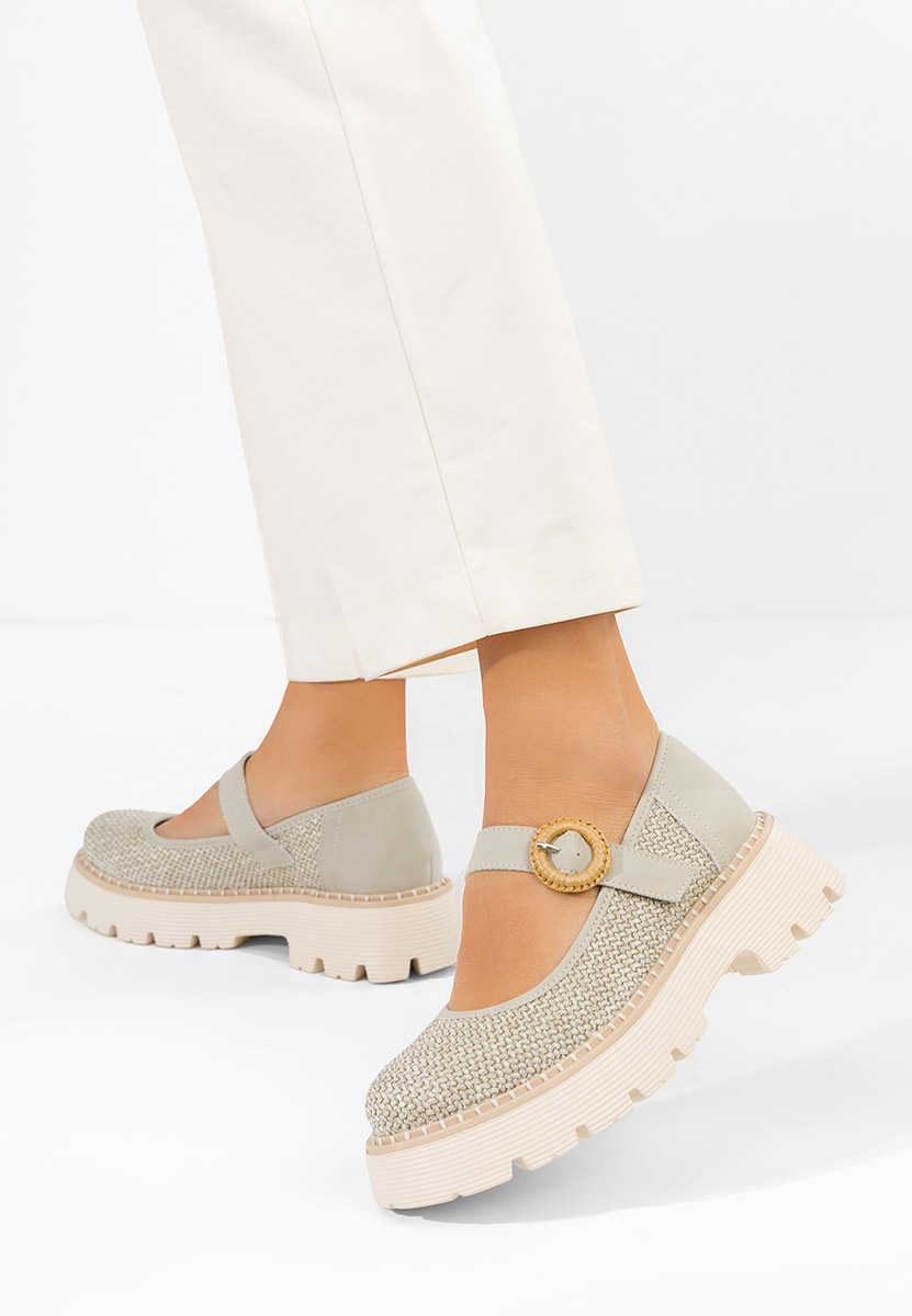 Scarpe basse donna pelle Vamya verdi