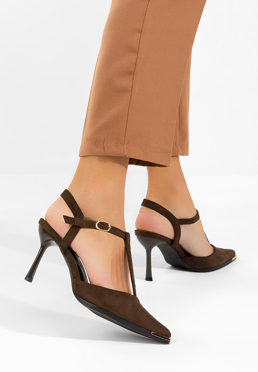 Décolleté Slingback Evenia V2 marrone