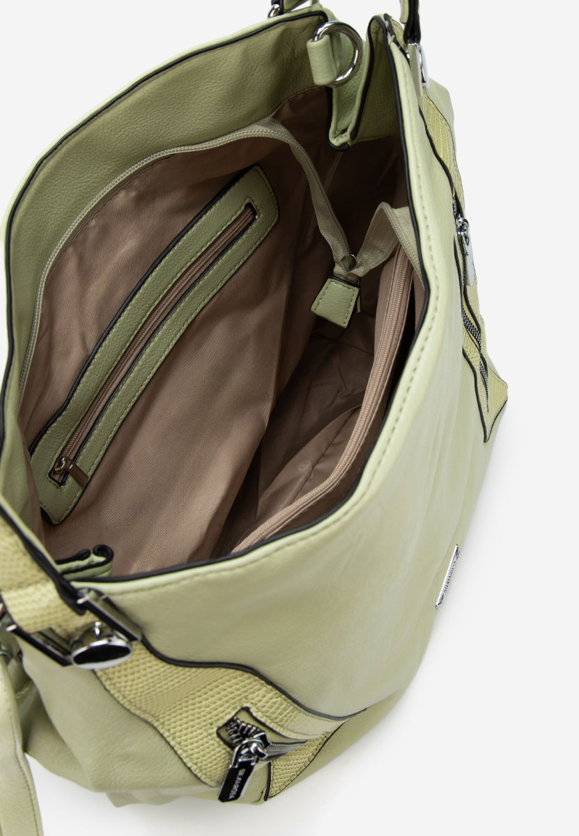 Borsa a mano Silvia Rosa 8257 verde