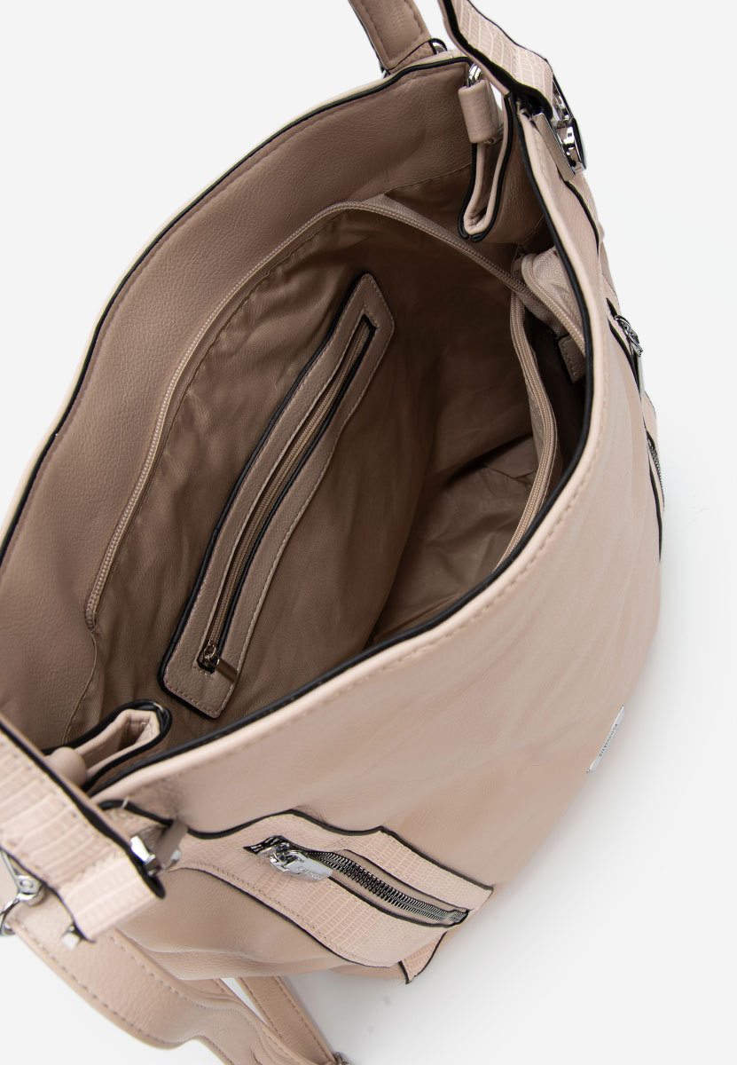 Borsa a mano Silvia Rosa 8257 V2 beige