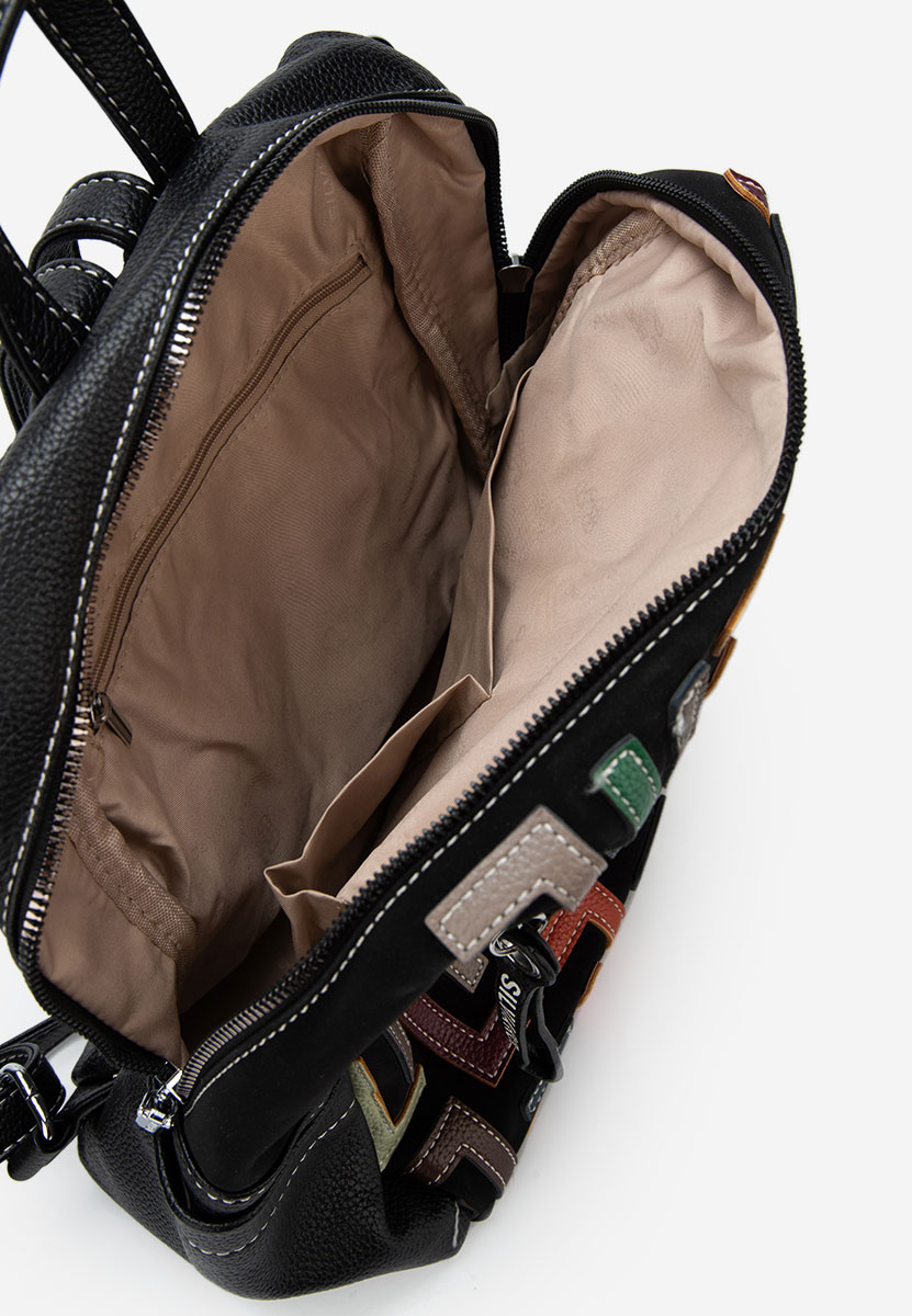 Zaino da donna Silvia Rosa 6129 nero