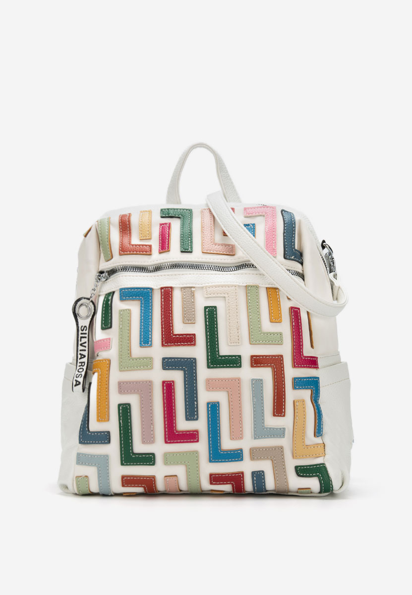 Zaino da donna Silvia Rosa 6129 bianco