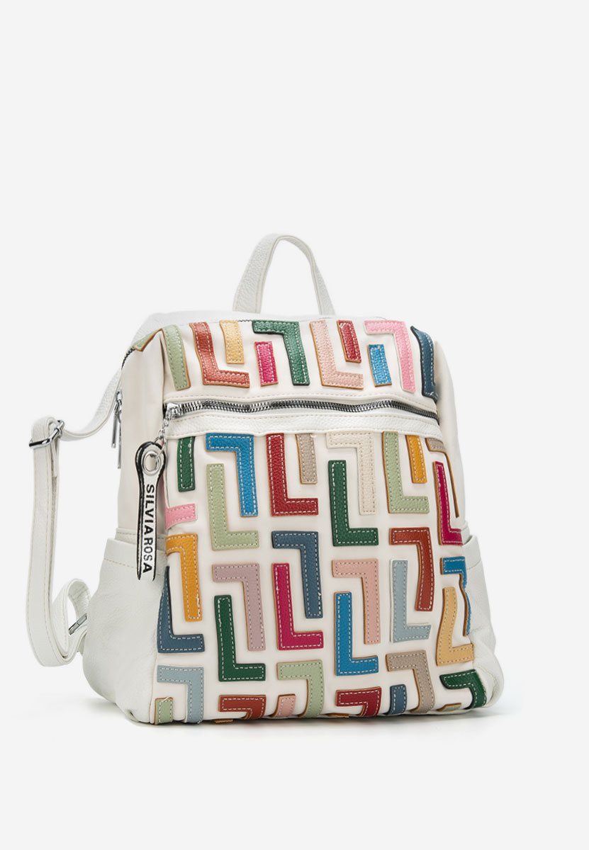 Zaino da donna Silvia Rosa 6129 bianco