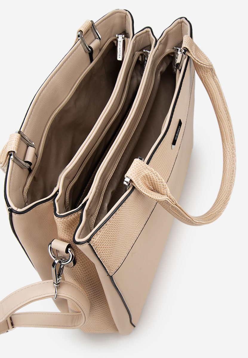 Borsa da ufficio Silvia Rosa 6881 beige