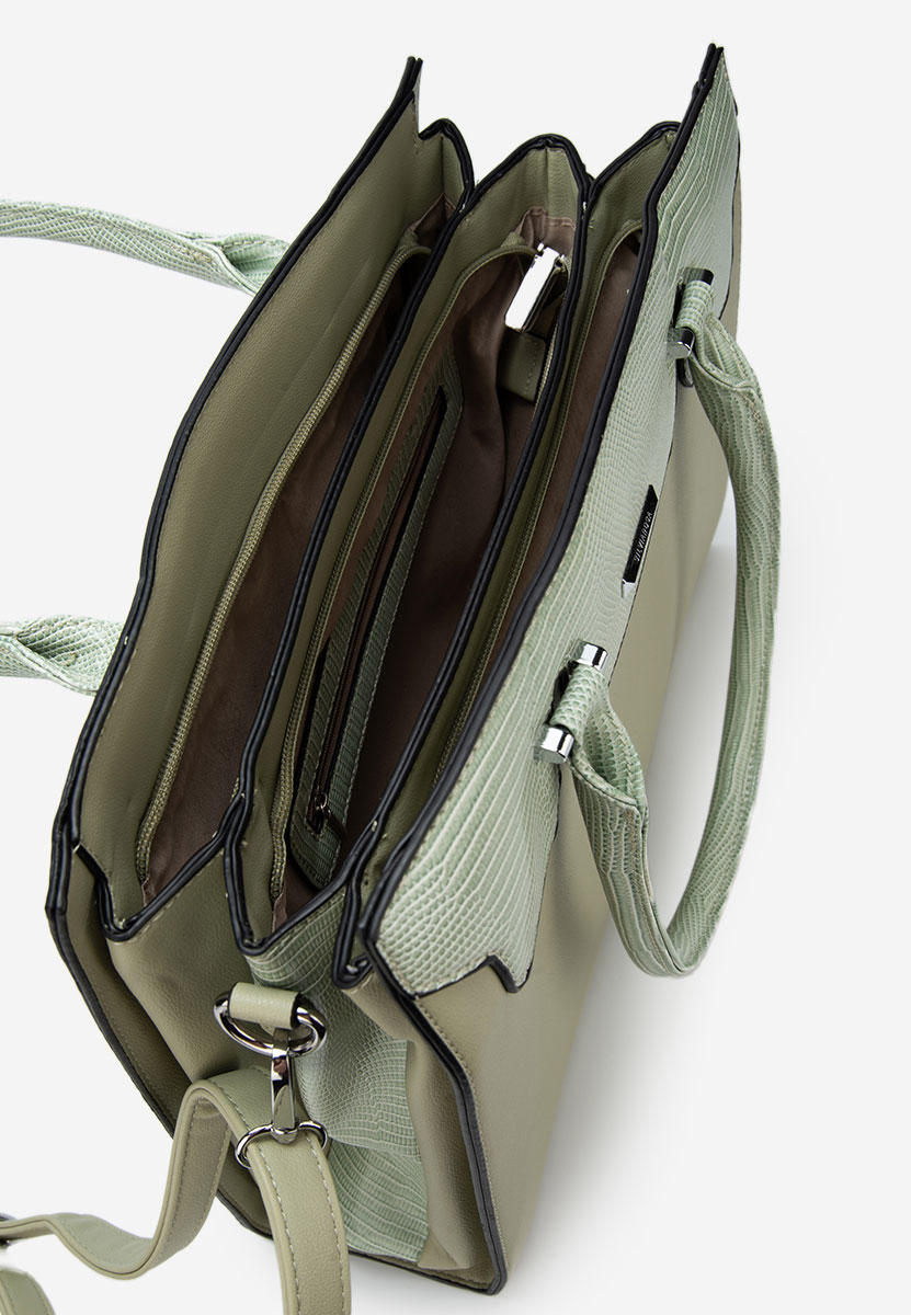 Borsa da ufficio Silvia Rosa 6939 verde