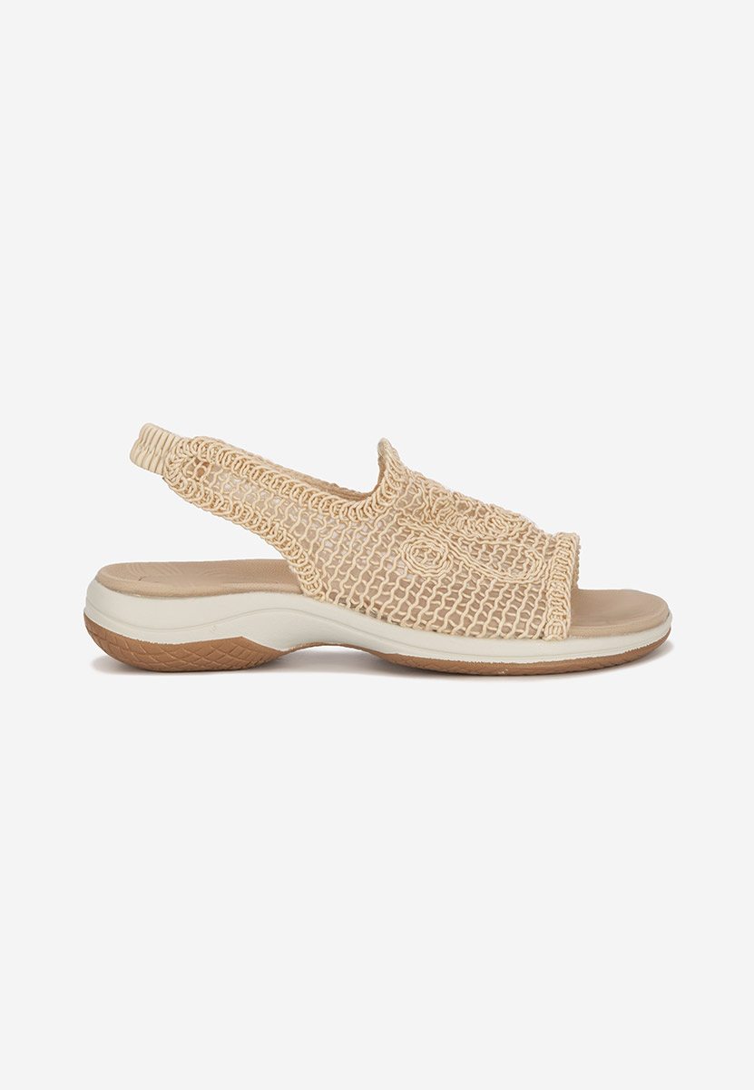 Sandali bassi Lalyana beige