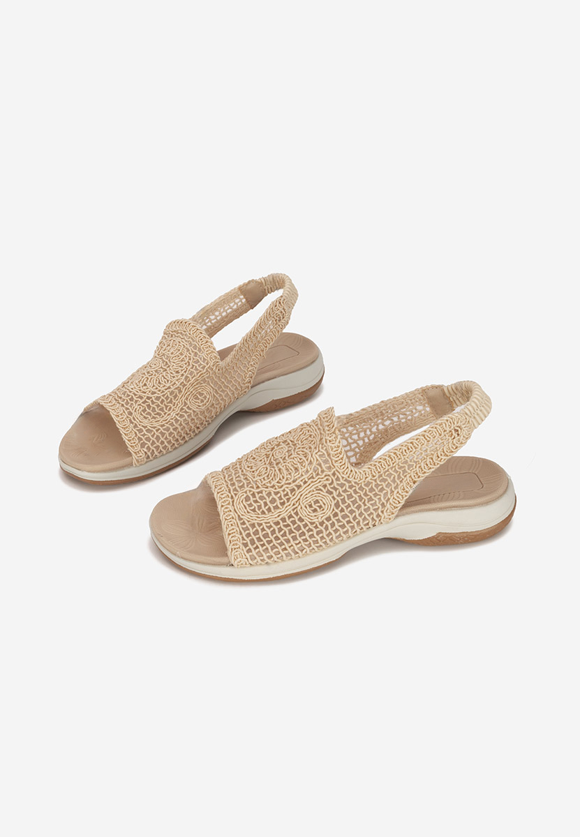 Sandali bassi Lalyana beige