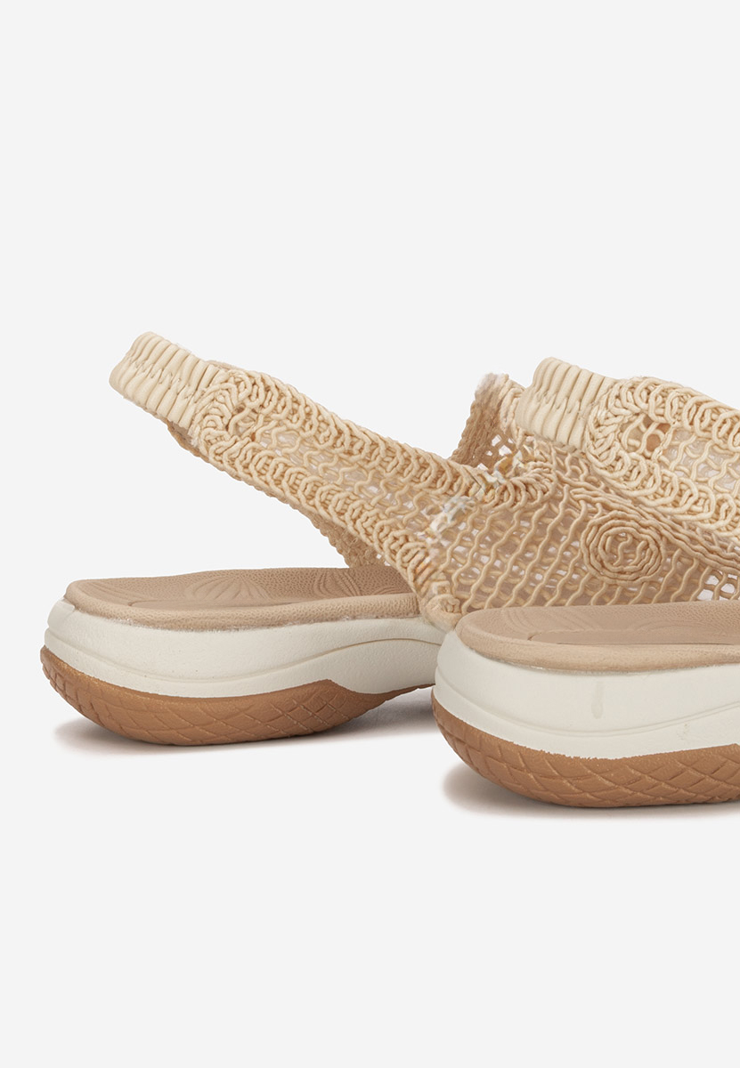 Sandali bassi Lalyana beige