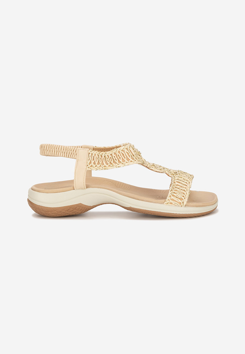 Sandali bassi Natazia beige