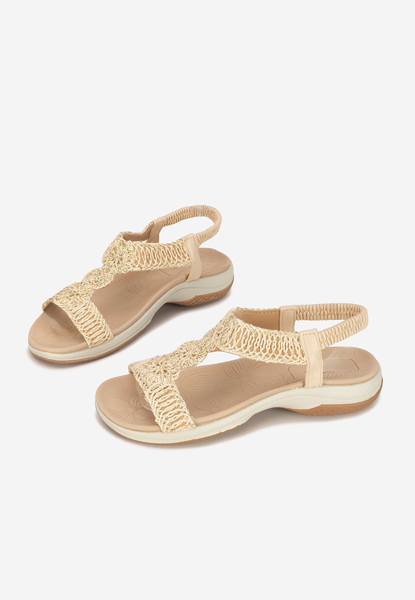 Sandali bassi Natazia beige
