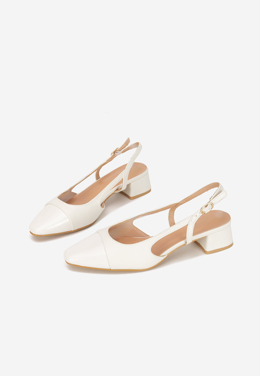 Décolleté Slingback Alexonia bianchi