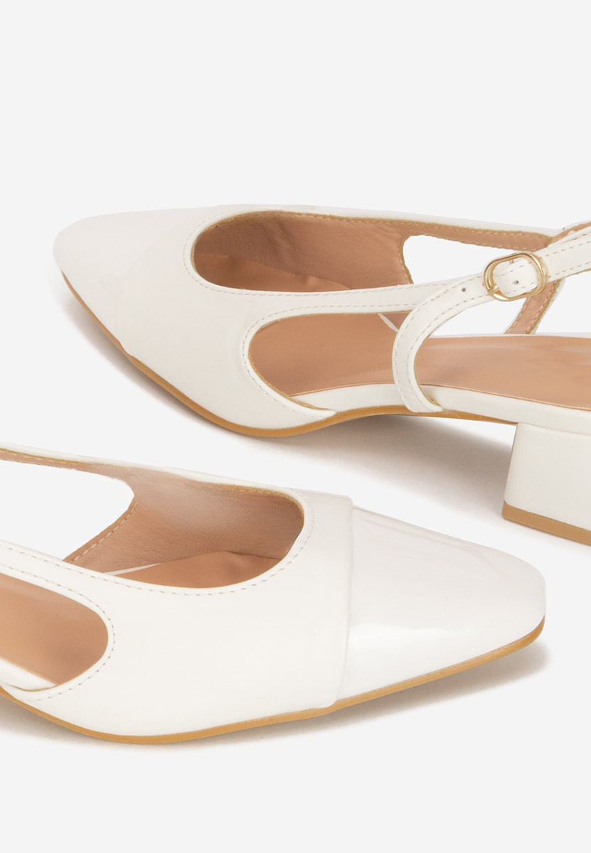 Décolleté Slingback Alexonia bianchi