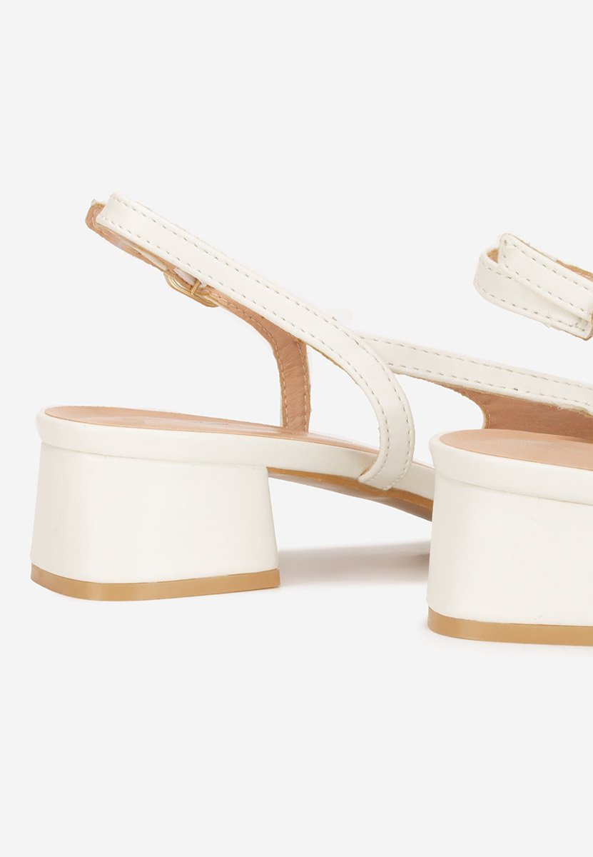 Décolleté Slingback Alexonia bianchi