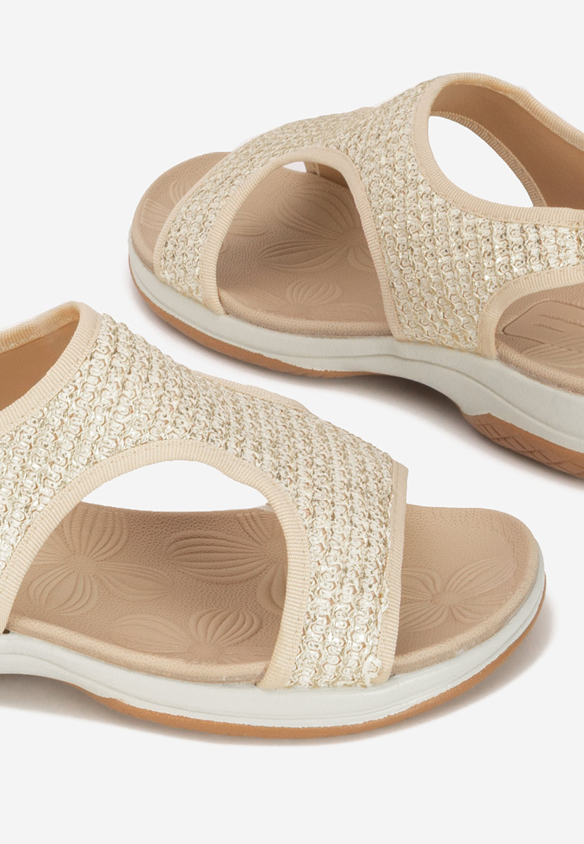 Sandali bassi Amenia beige