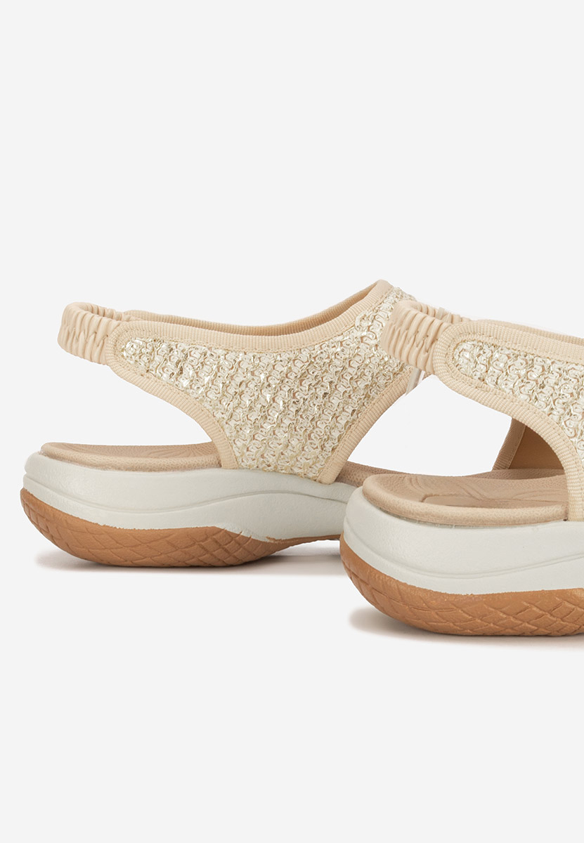 Sandali bassi Amenia beige