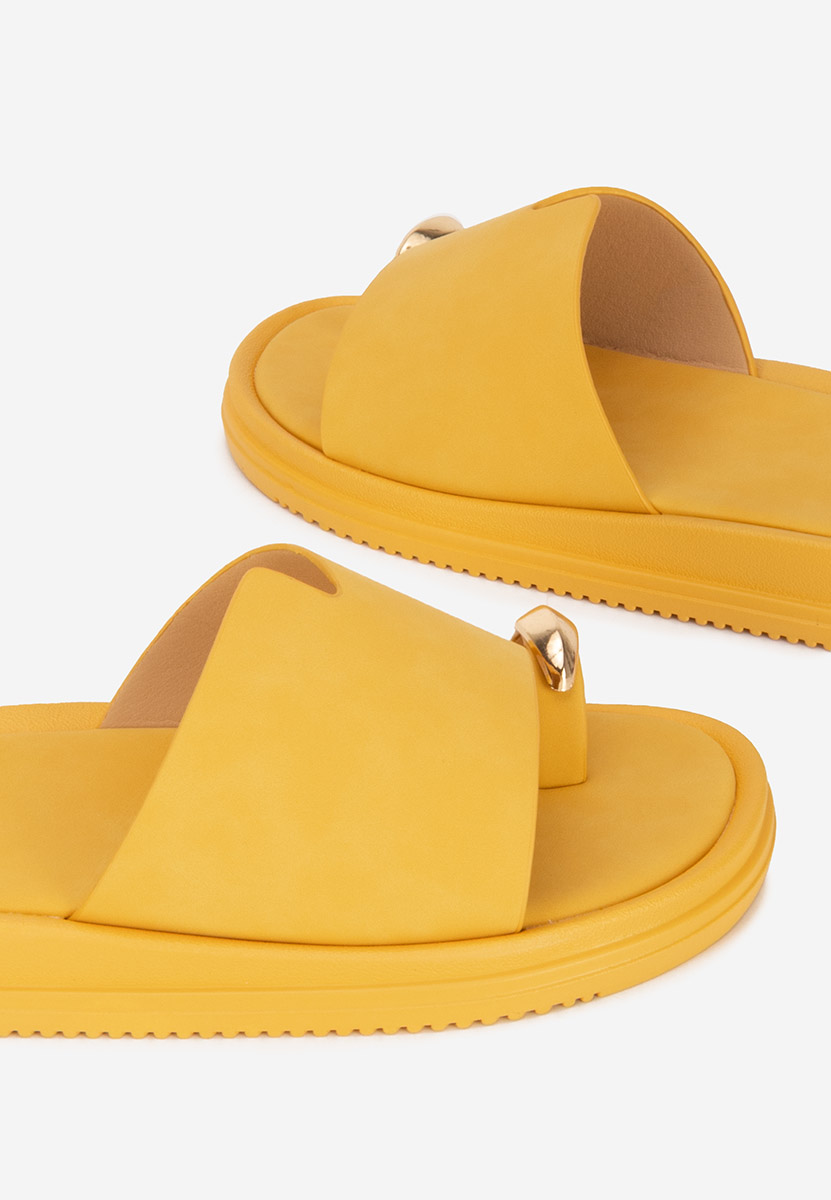 Ciabatte donna Zorana gialli