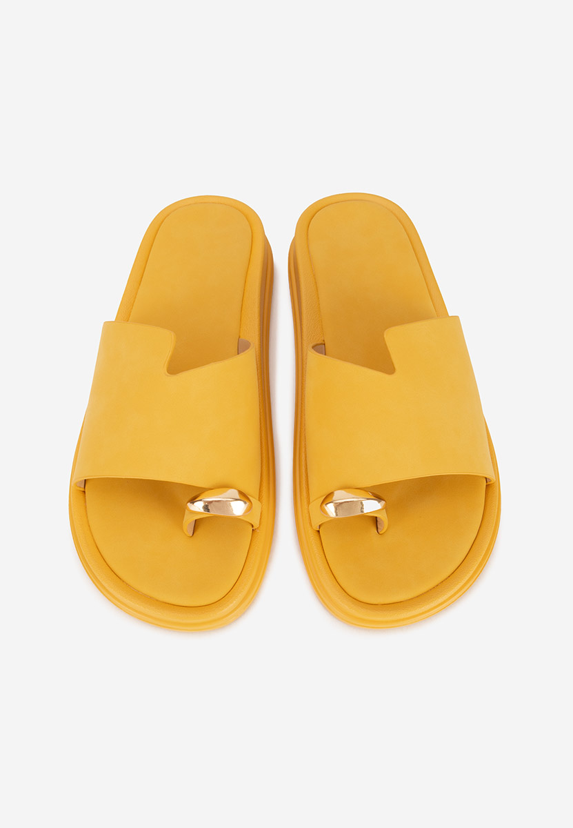 Ciabatte donna Zorana gialli