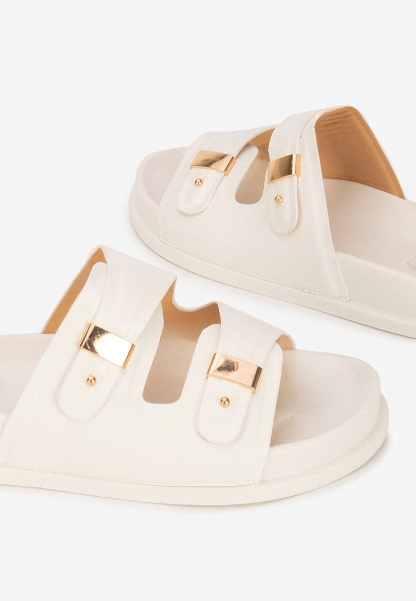 Ciabatte platform Carmenta bianchi