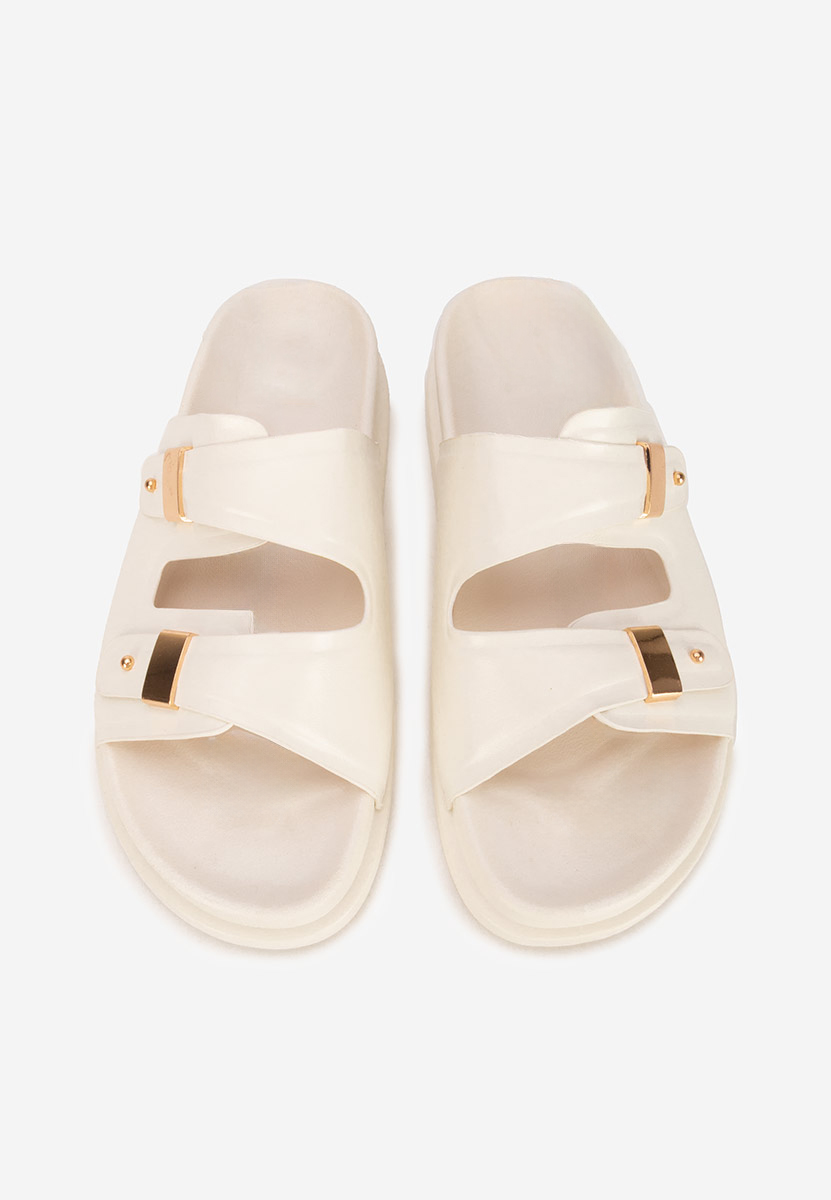 Ciabatte platform Carmenta bianchi