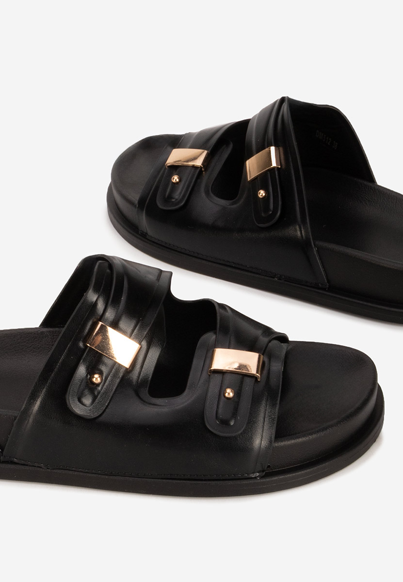 Ciabatte platform Carmenta nero