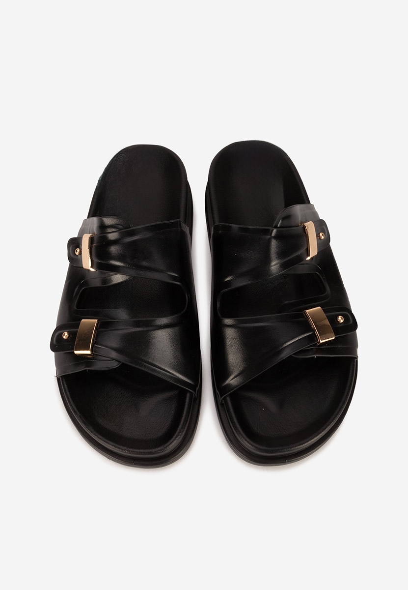 Ciabatte platform Carmenta nero