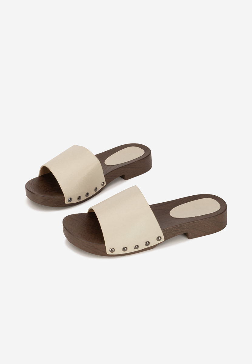 Ciabatte donna Marianna beige