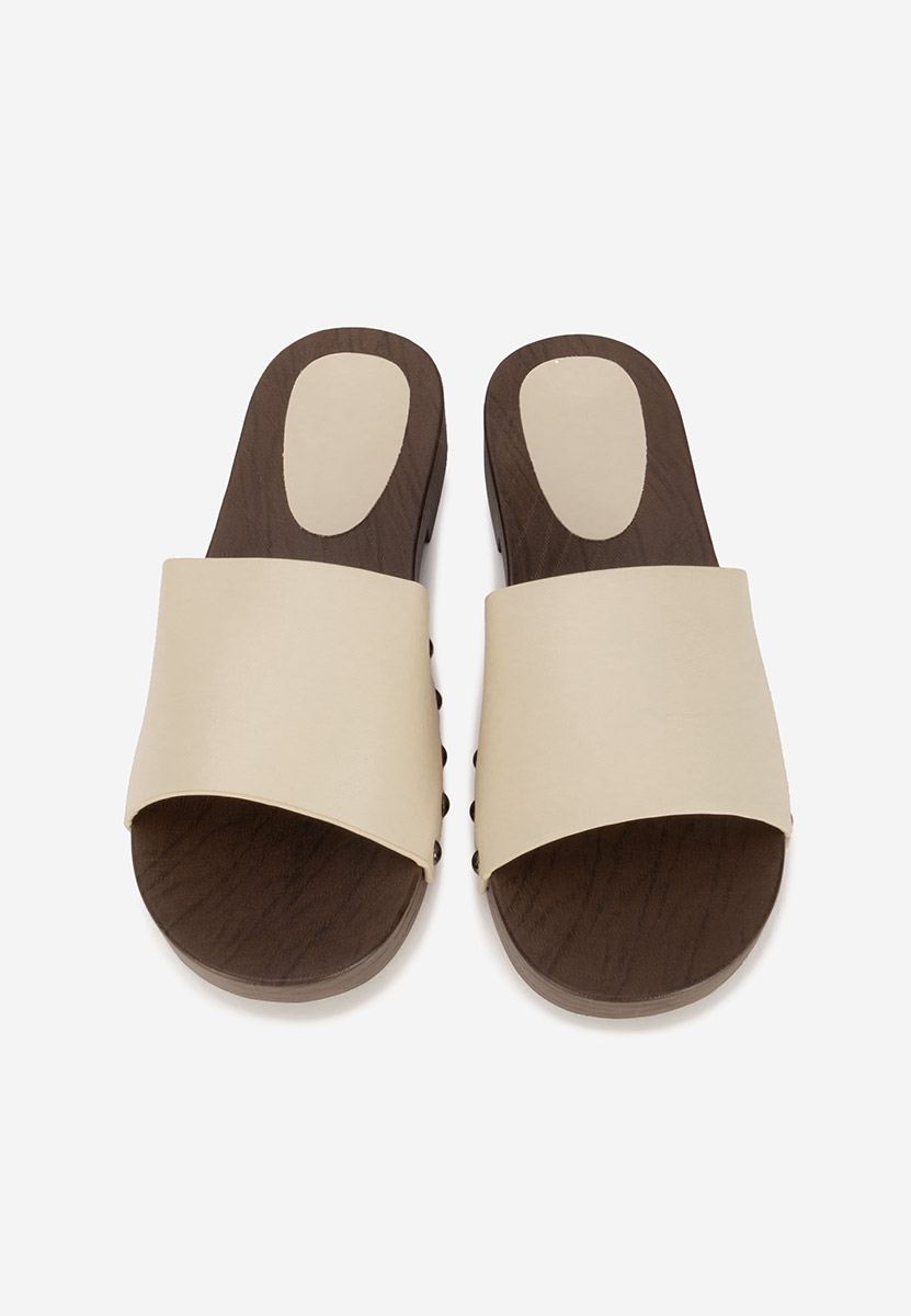 Ciabatte donna Marianna beige