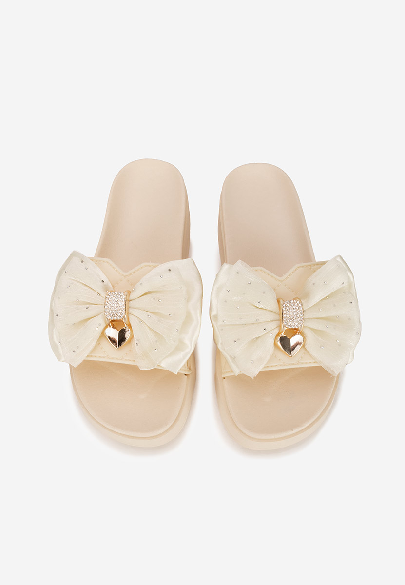 Ciabatte platform Karmelita beige