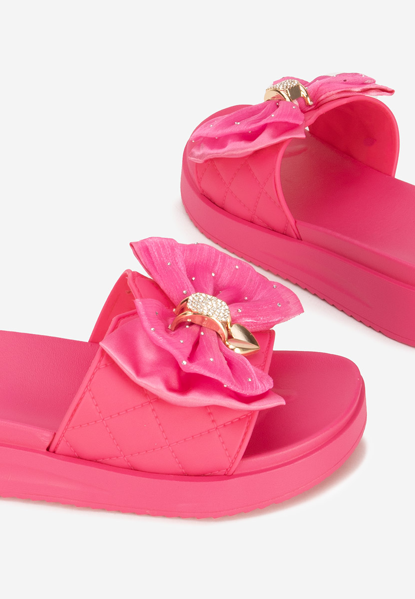 Ciabatte platform Karmelita fucsia