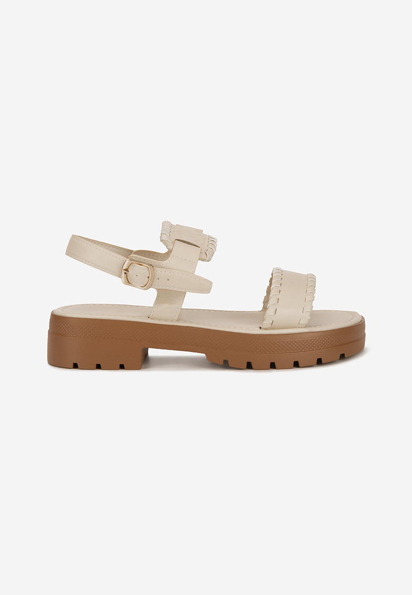 Sandali bassi donna Loryanna beige