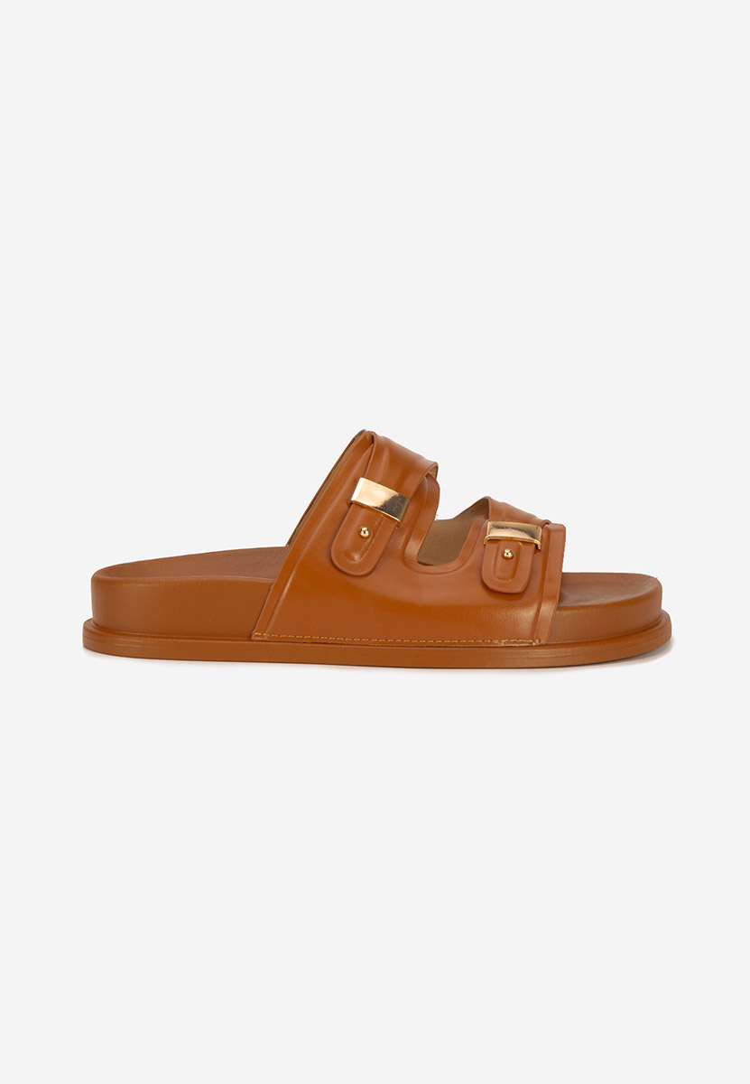 Ciabatte platform Carmenta camel