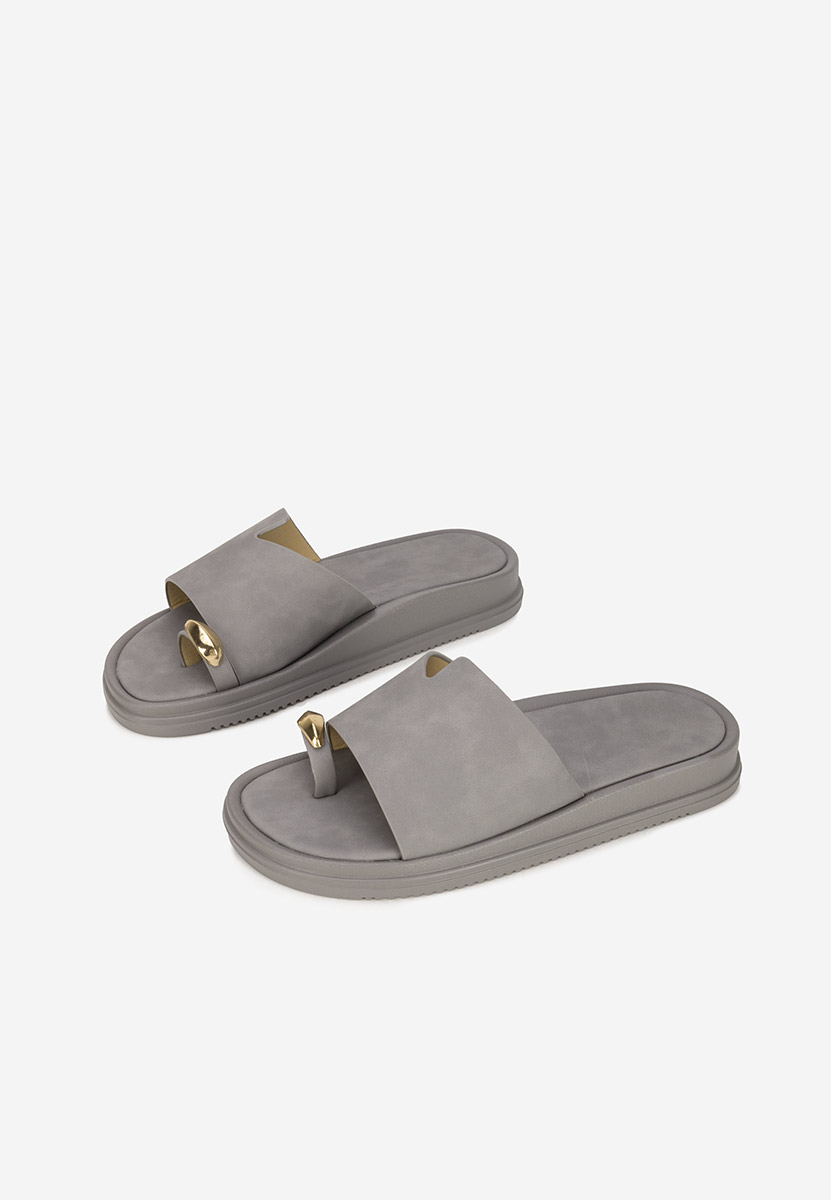 Ciabatte donna Zorana grigio