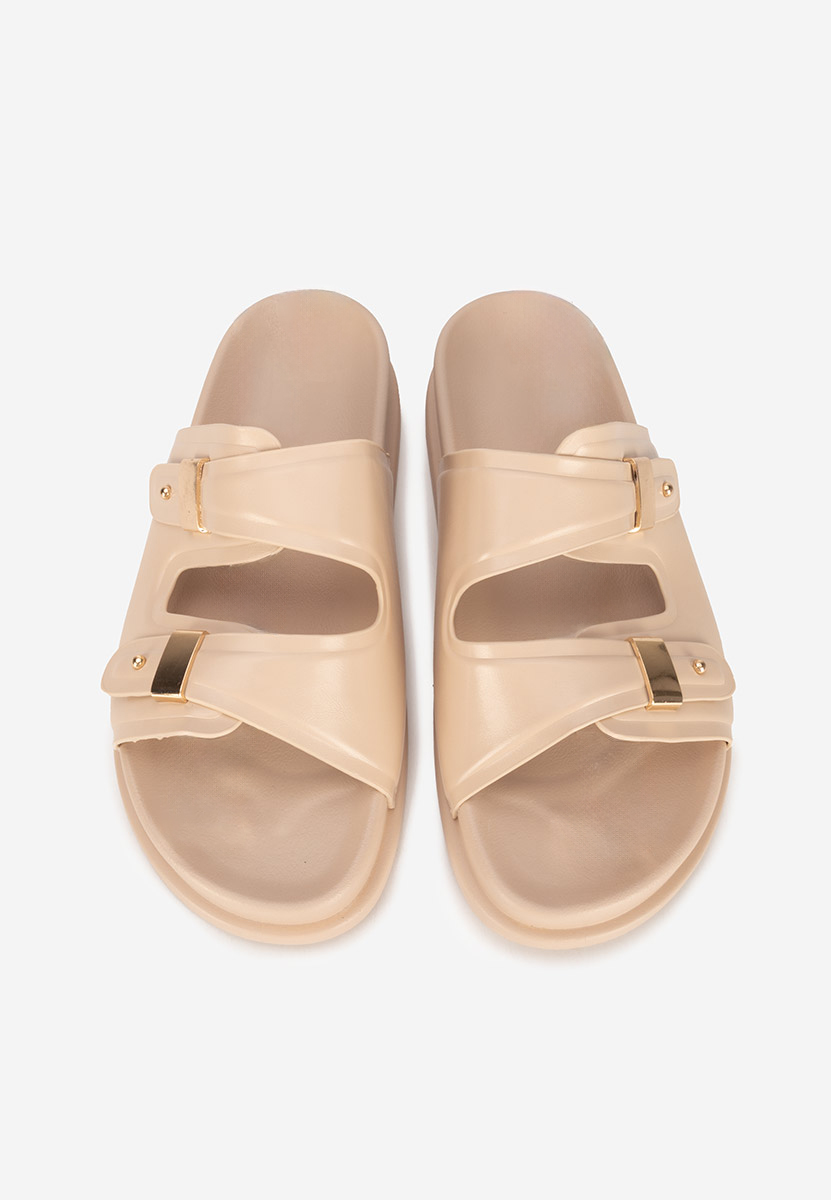 Ciabatte platform Carmenta beige