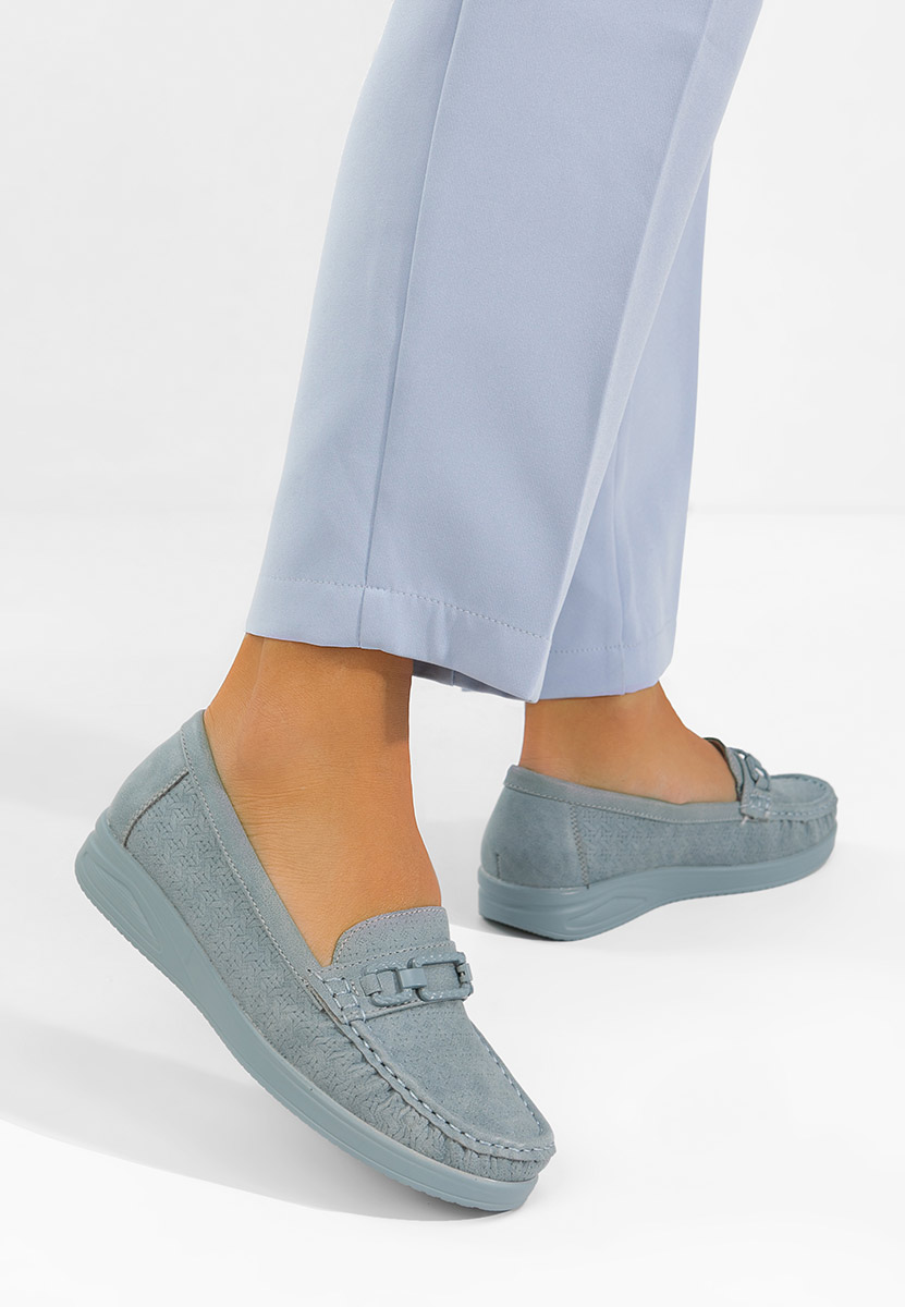 Mocassini da donna Ansleya blu