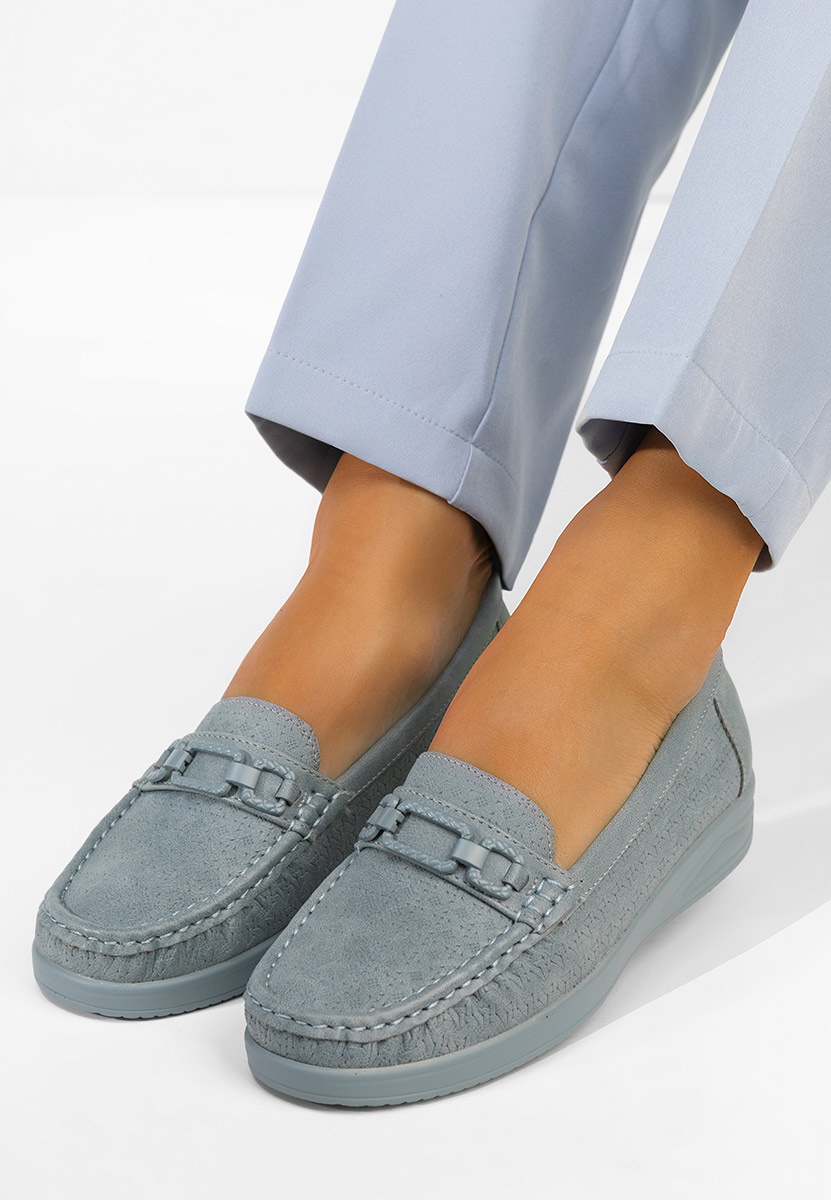 Mocassini da donna Ansleya blu