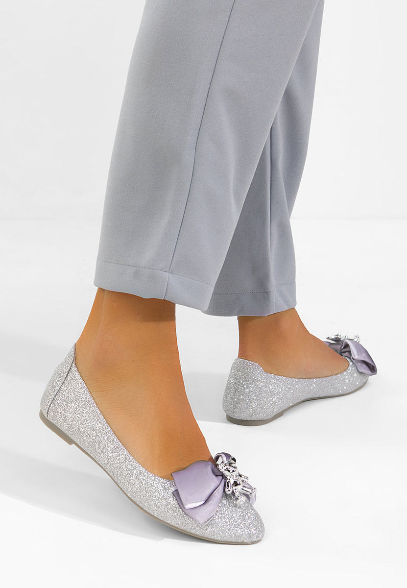 Ballerine eleganti Adelyma argento