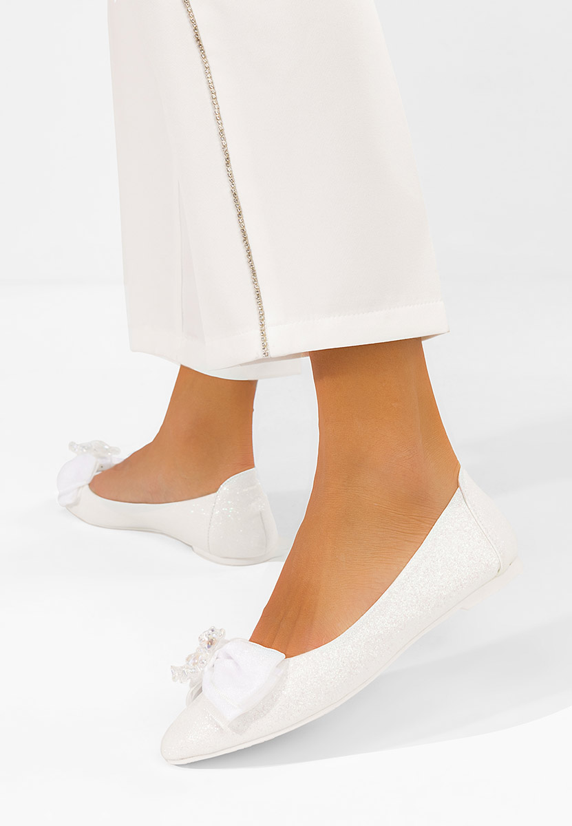 Ballerine eleganti Adelyma bianchi